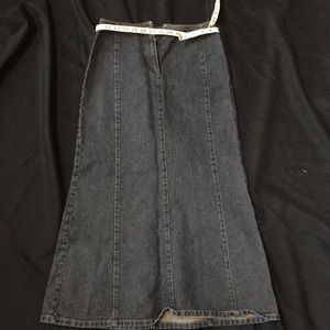 Loft Denim Maxi Skirt